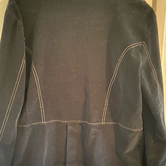 Tulle Black Corduroy Jacket/Coat. Plus size. Great condition. - Picture 4 of 11